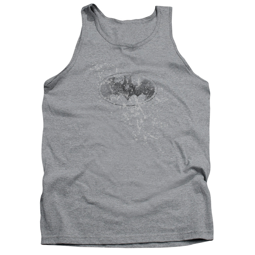 Batman - Burned & Splattered - Adult Tank - Athletic Heather
