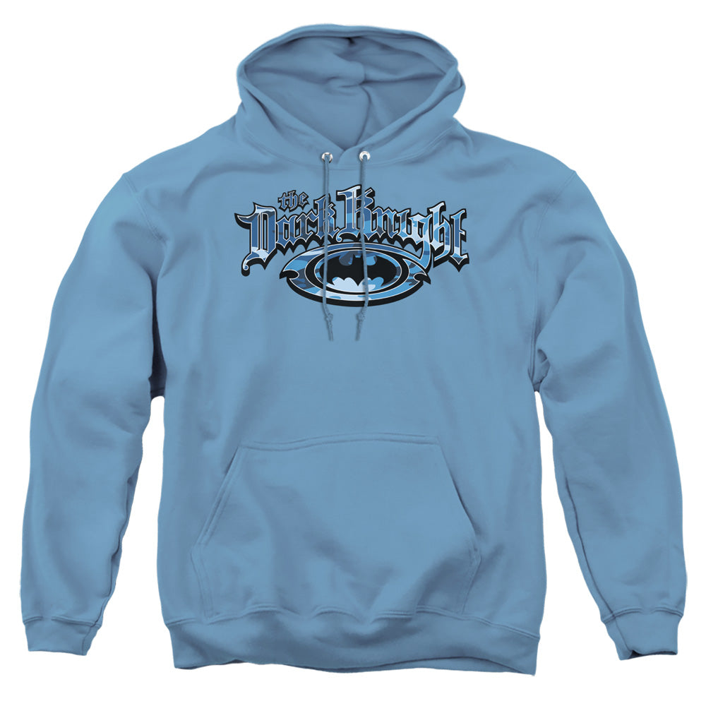 Batman - Dark Knight Blue Camo - Adult Pull-over Hoodie - Carolina Blue