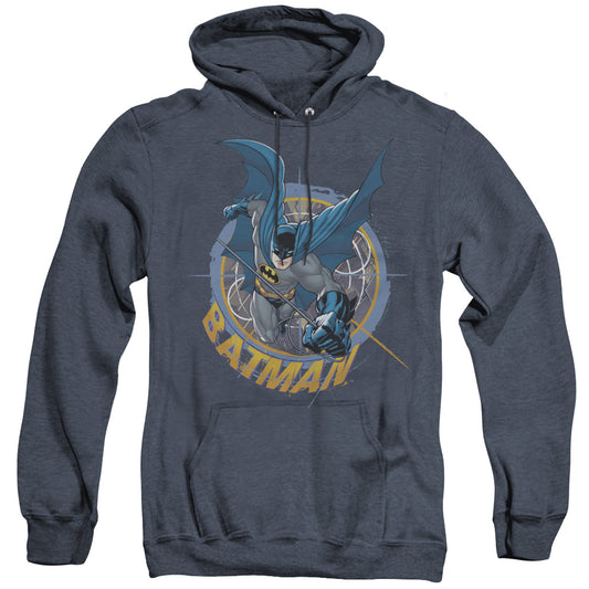 Batman - In The Crosshairs - Adult Heather Hoodie - Navy
