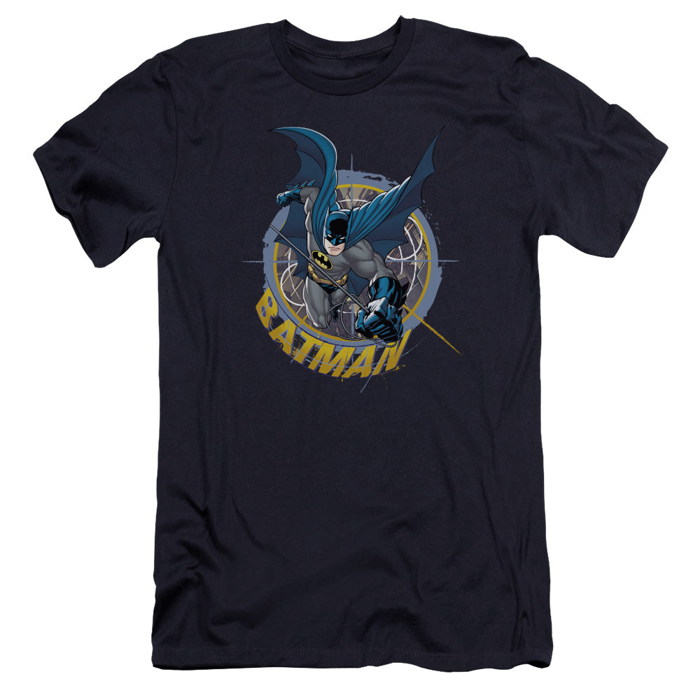 Batman - In The Crosshairs-premuim Canvas Adult Slim Fit 30/1 - Navy