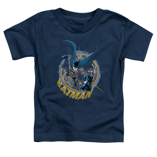 Batman - In The Crosshairs - Short Sleeve Toddler Tee - Navy T-shirt