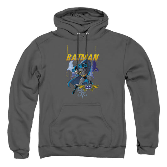 Batman - Urban Gothic - Adult Pull-over Hoodie - Charcoal