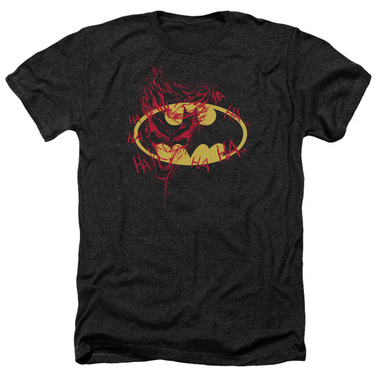 Batman - Joker Graffiti - Adult Heather-black