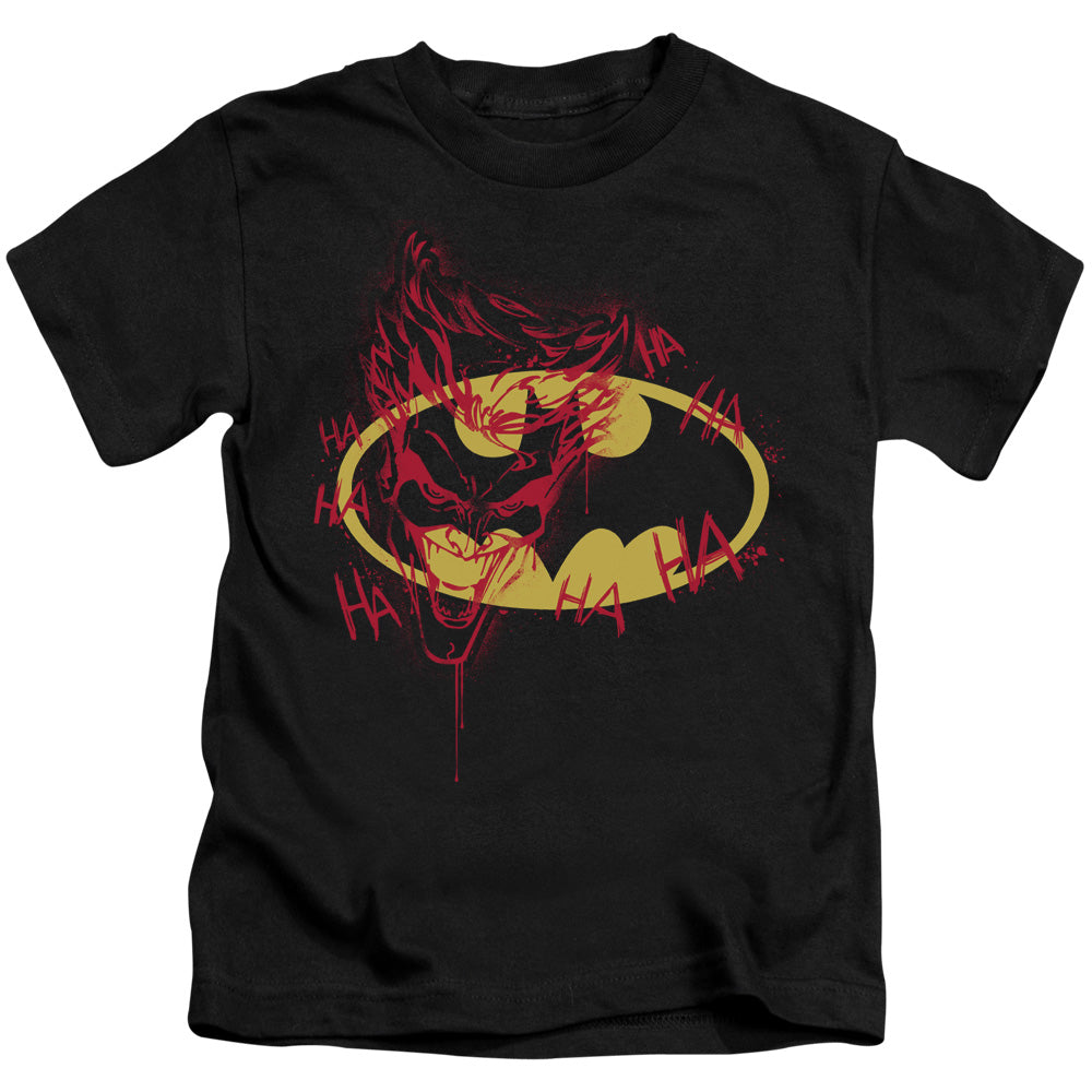 BATMAN JOKER GRAFFITI - S/S JUVENILE 18/1 - BLACK - T-Shirt