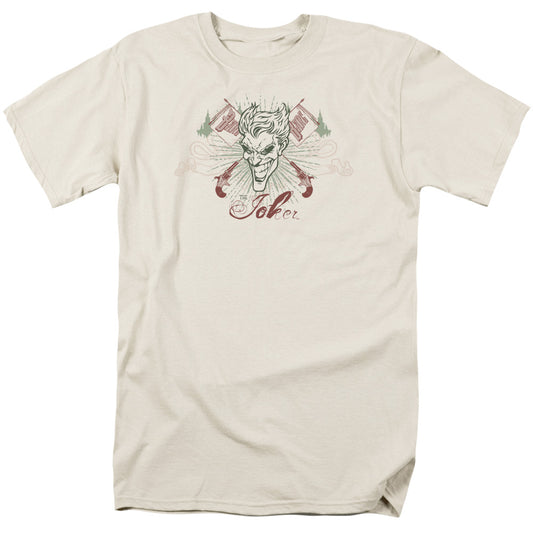 Batman - The Jokes On You - Short Sleeve Adult 18/1 - Cream T-shirt