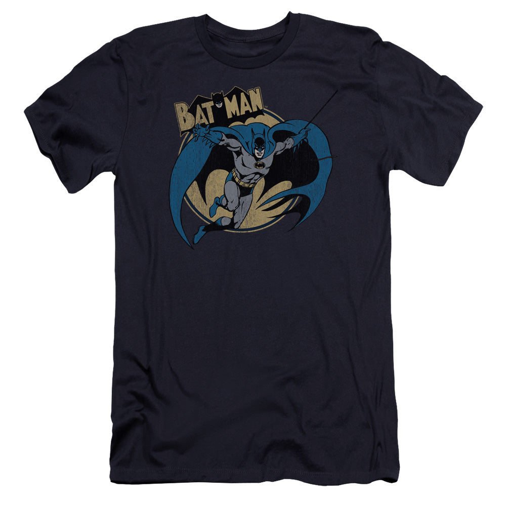Batman - Through The Night-premuim Canvas Adult Slim Fit 30/1 - Navy