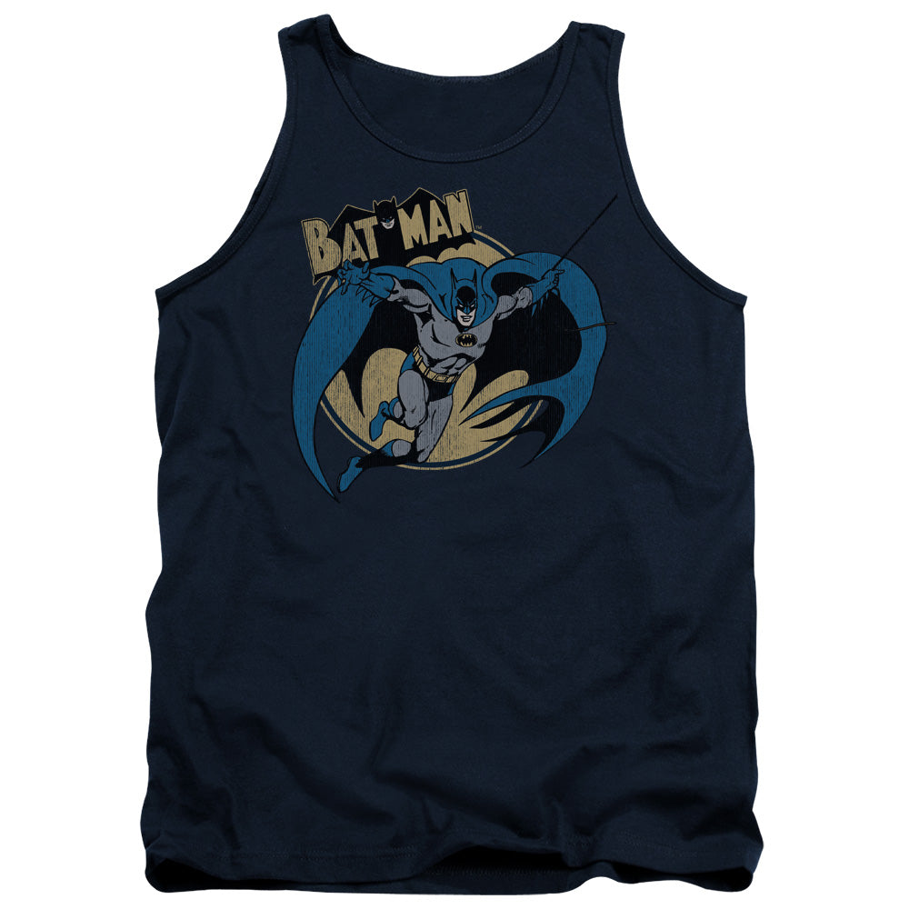 Batman - Through The Night - Adult Tank - Navy