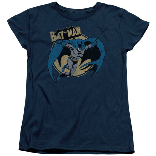 Batman - Through The Night - Short Sleeve Womens Tee - Navy T-shirt