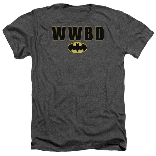 Batman - Wwbd Logo - Adult Heather - Charcoal