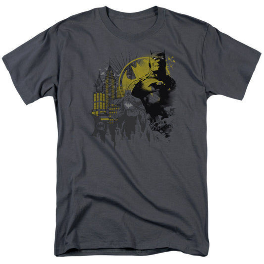 Batman - The Dark City - Short Sleeve Adult 18/1 - Charcoal T-shirt