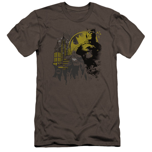 Batman - The Dark City-premuim Canvas Adult Slim Fit 30/1 - Charcoal