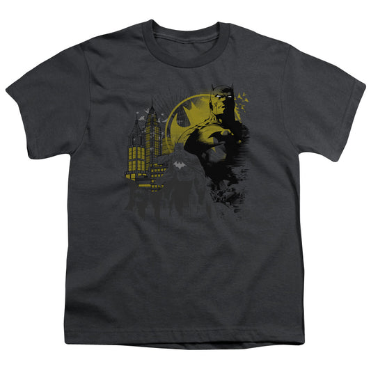 Batman - The Dark City - Short Sleeve Youth 18/1 - Charcoal T-shirt