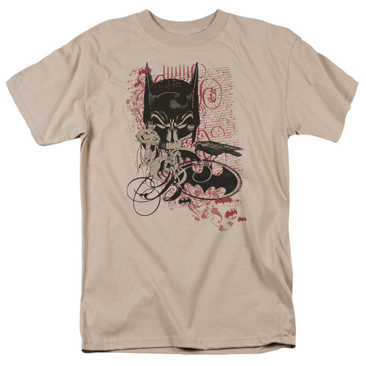 Batman - Heroic To The Bone - Short Sleeve Adult 18/1 - Sand T-shirt