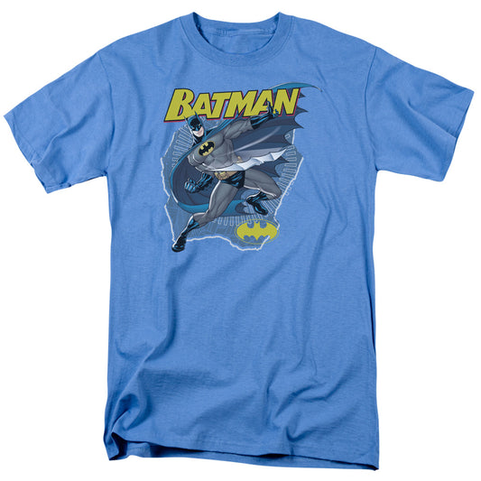 Batman - Taste The Metal - Short Sleeve Adult 18/1 - Carolina Blue T-shirt