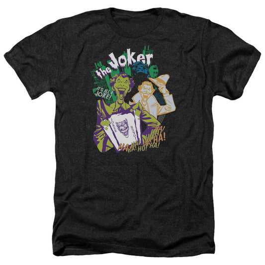 Batman - Its All A Joke - Adult Heather-black