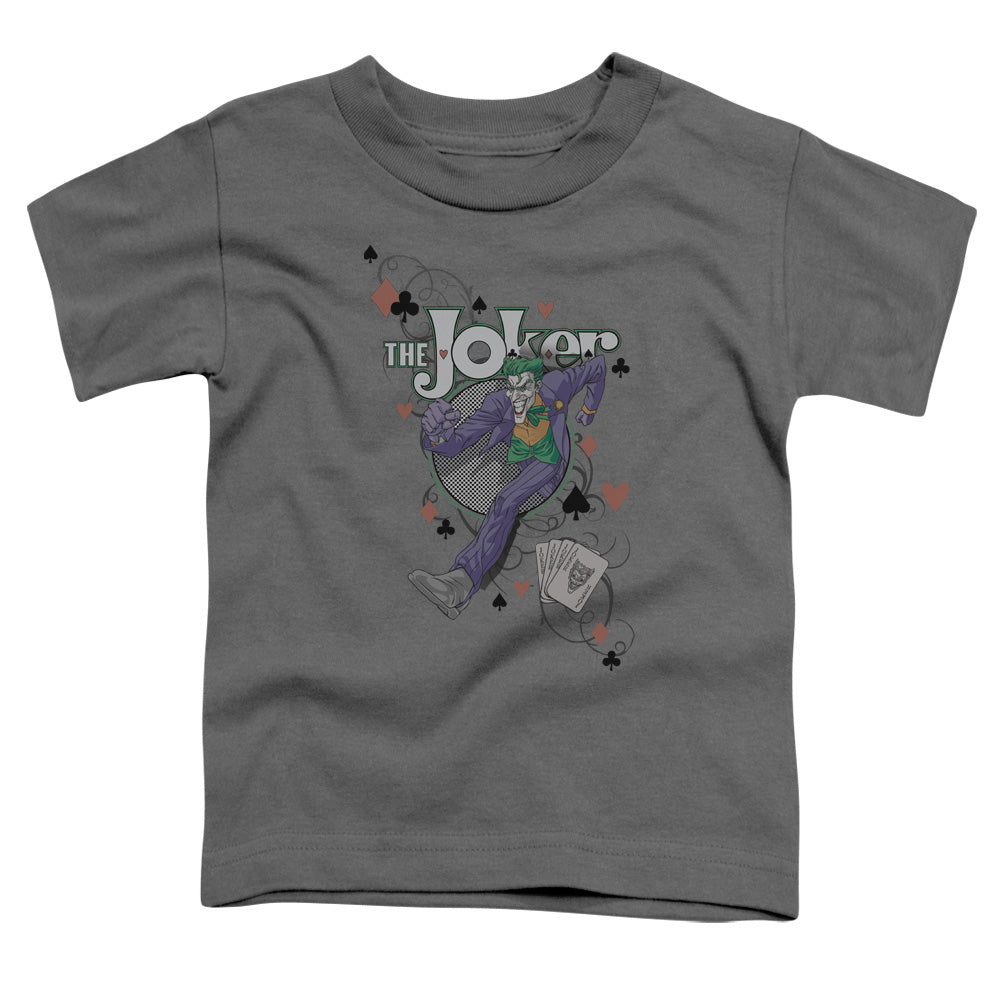 Batman - Always A Joker - Short Sleeve Toddler Tee - Charcoal T-shirt