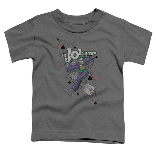 Batman - Always A Joker - Short Sleeve Toddler Tee - Charcoal T-shirt