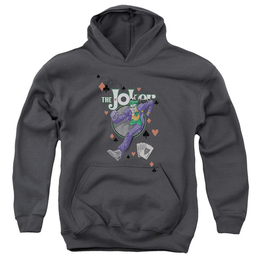 Batman - Always A Joker - Youth Pull-over Hoodie - Charcoal