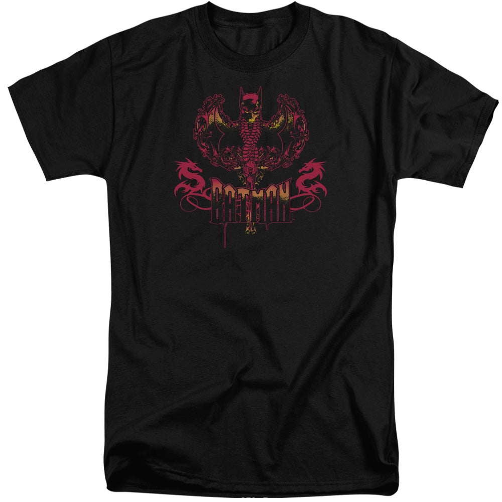 Batman - Heart Of Fire - Short Sleeve Adult Tall - Black T-shirt
