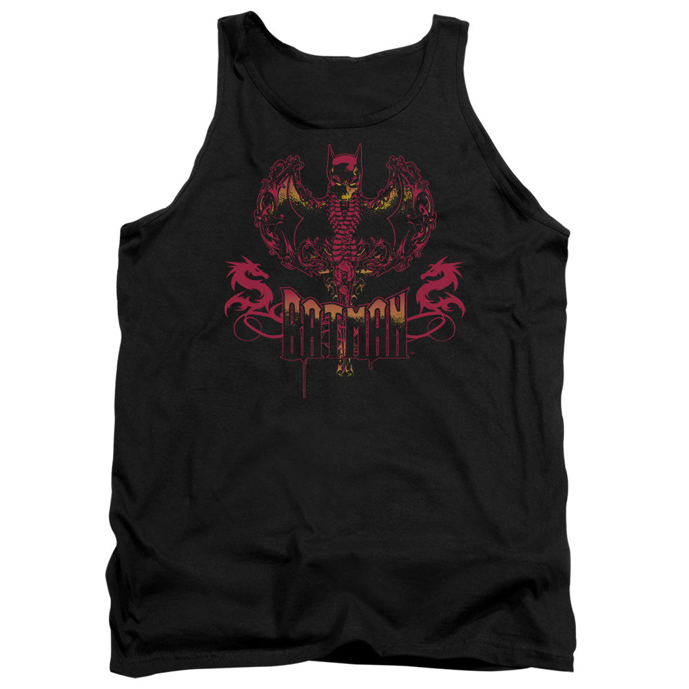 Batman - Heart Of Fire - Adult Tank - Black