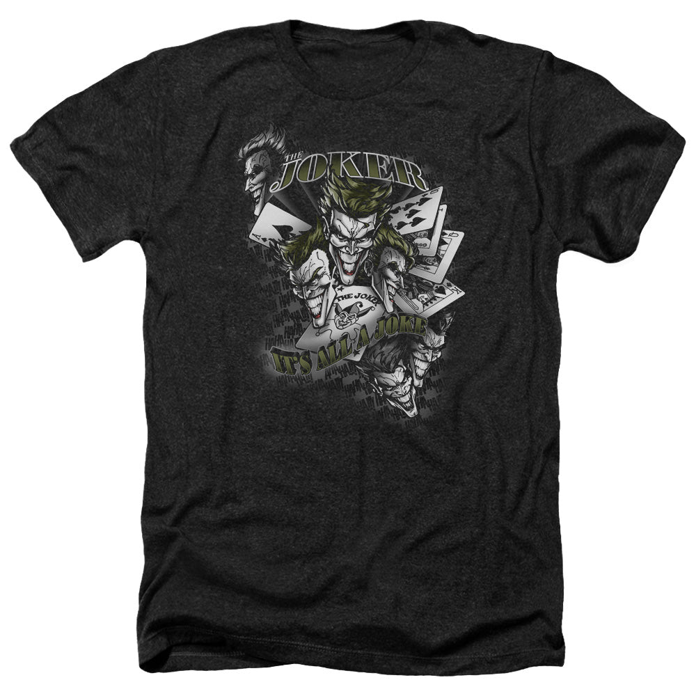 Batman - Its All A Joke - Adult Heather-black