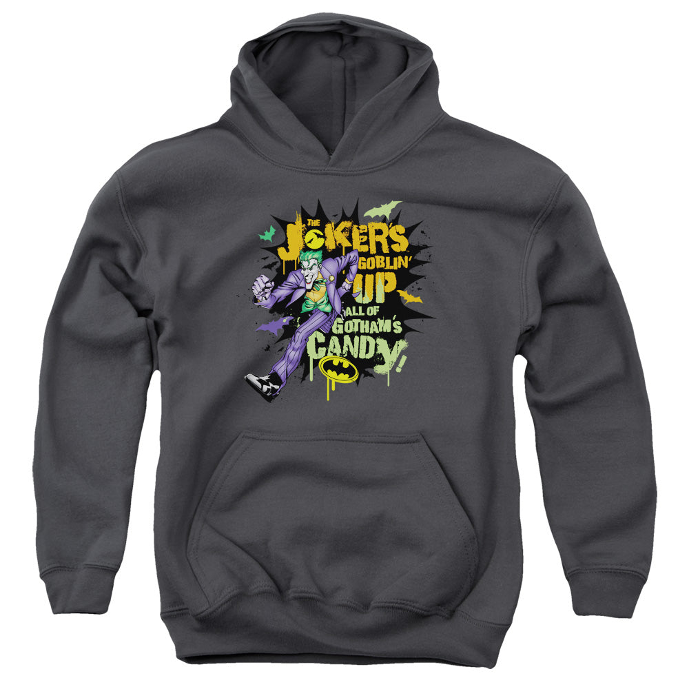 Batman - Goblin Candy - Youth Pull-over Hoodie - Charcoal