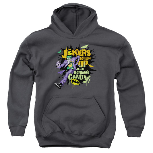 Batman - Goblin Candy - Youth Pull-over Hoodie - Charcoal