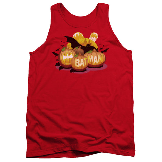 Batman - Bat O Lanterns - Adult Tank - Red