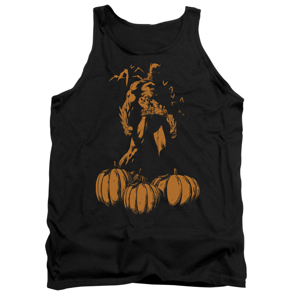 Batman - A Bat Among Pumpkins - Adult Tank - Black
