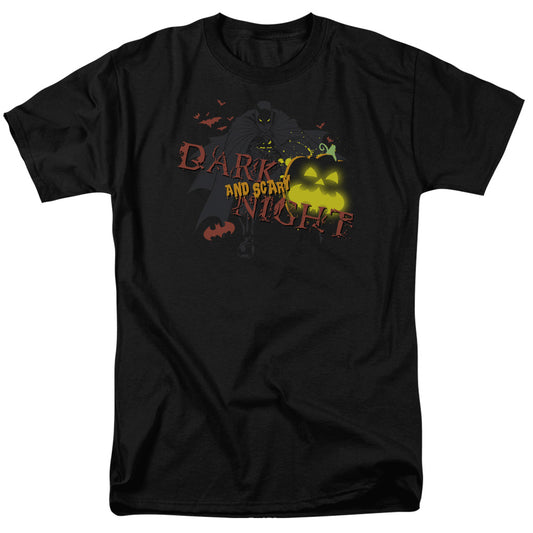 Batman - Dark And Scary Night - Short Sleeve Adult 18/1 - Black T-shirt