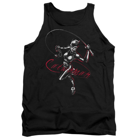 Batman - Kitten With A Whip - Adult Tank - Black
