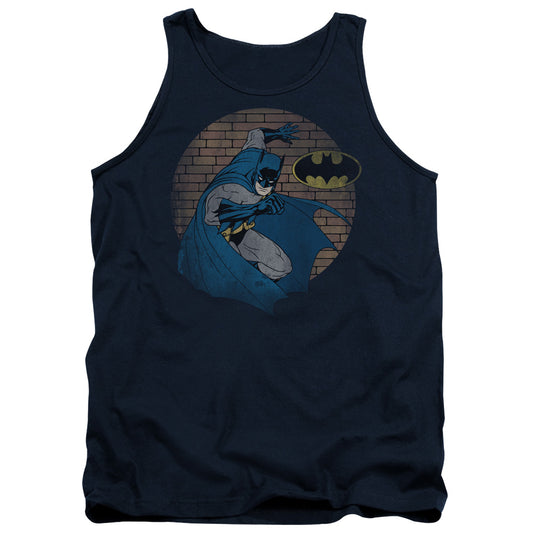 Batman - In The Spotlight - Adult Tank - Navy