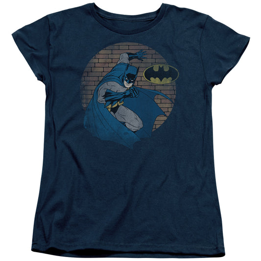 BATMAN IN THE SPOTLIGHT - S/S WOMENS TEE - NAVY T-Shirt