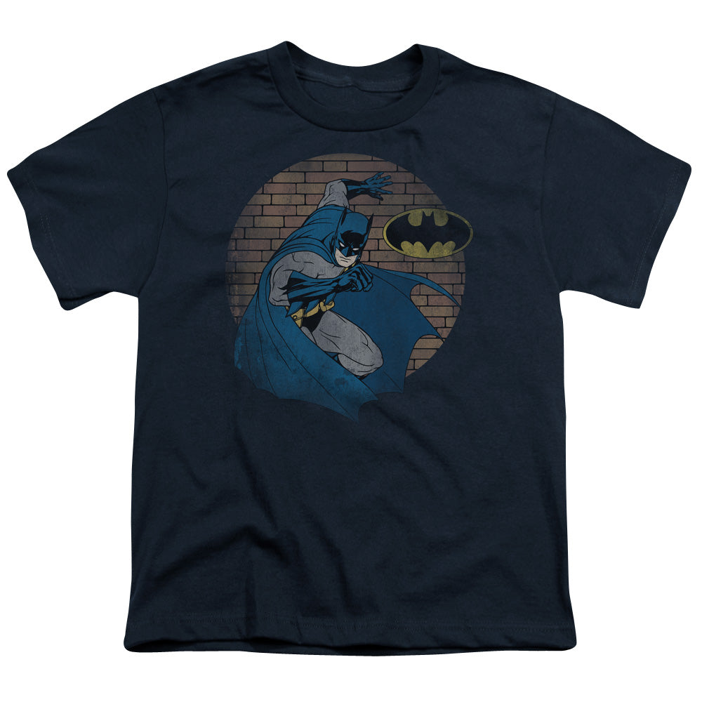 Batman - In The Spotlight - Short Sleeve Youth 18/1 - Navy T-shirt