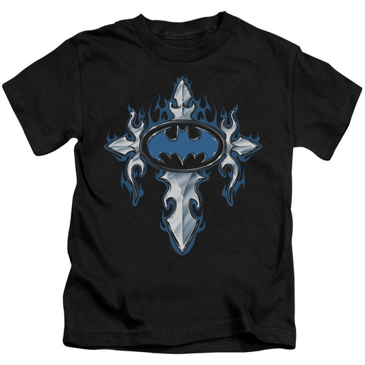 BATMAN GOTHIC STEEL LOGO - S/S JUVENILE 18/1 - BLACK - T-Shirt