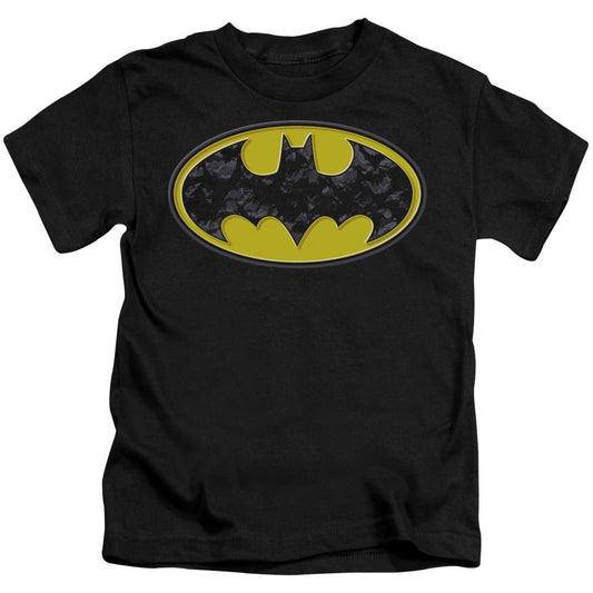 BATMAN BATS IN LOGO - S/S JUVENILE 18/1 - BLACK - T-Shirt