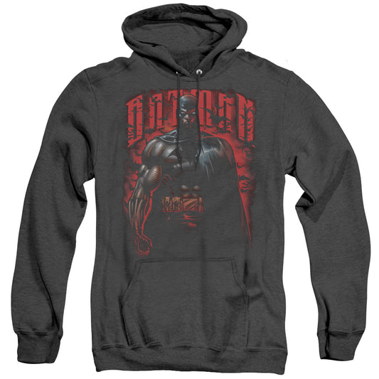 Batman - Red Knight - Adult Heather Hoodie - Black