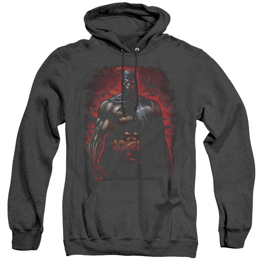 Batman - Red Knight - Adult Heather Hoodie - Black