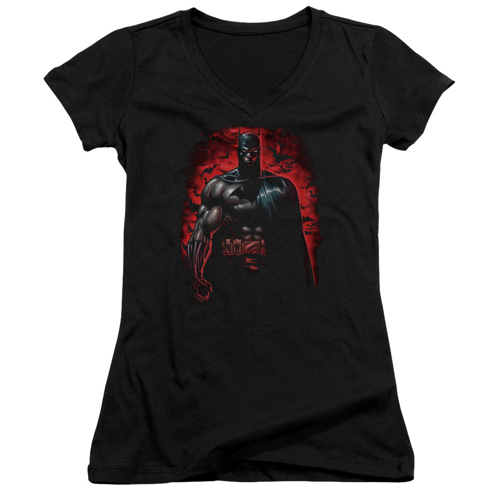 Batman - Red Knight - Junior V-neck - Black