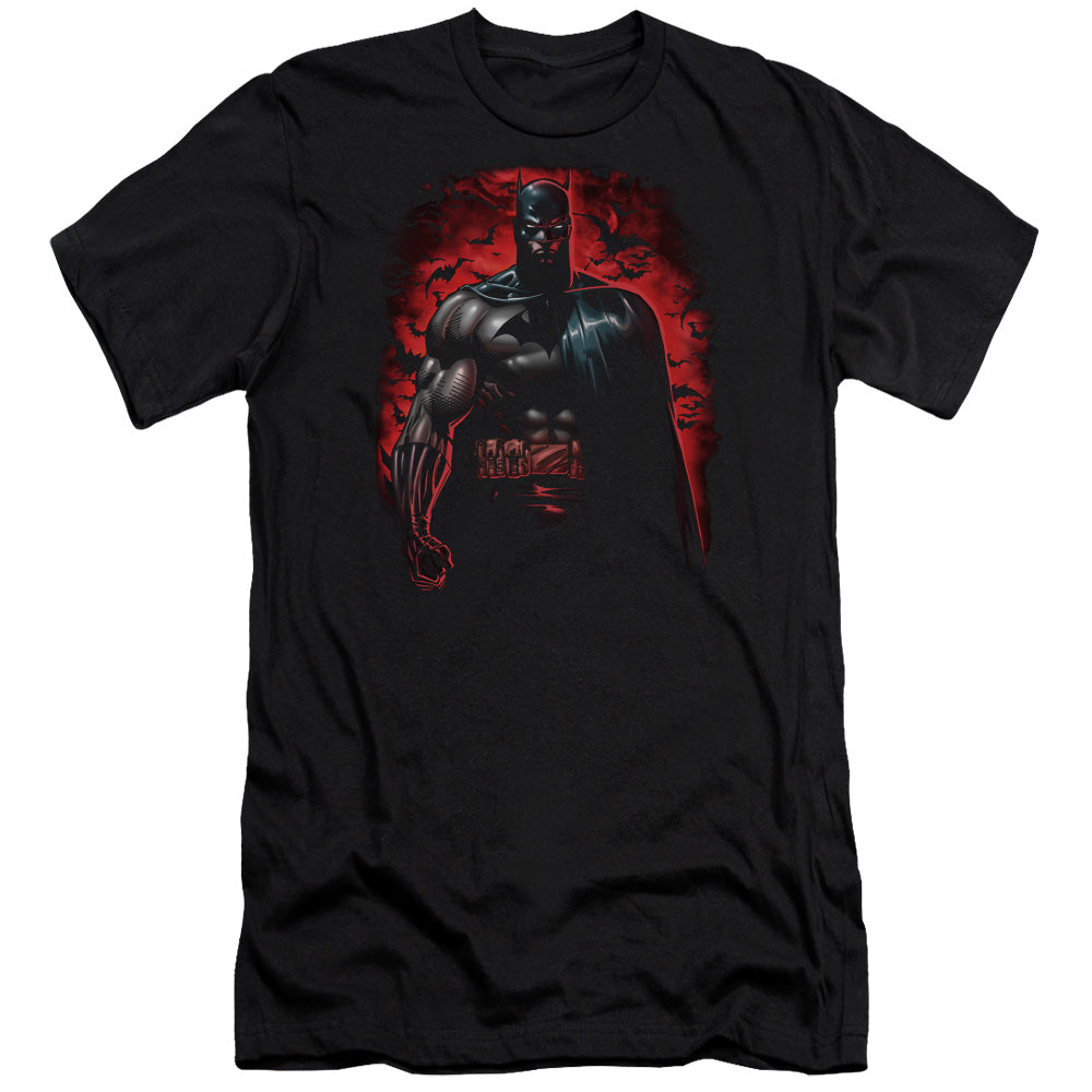 Batman - Red Knight-premuim Canvas Adult Slim Fit 30/1 - Black