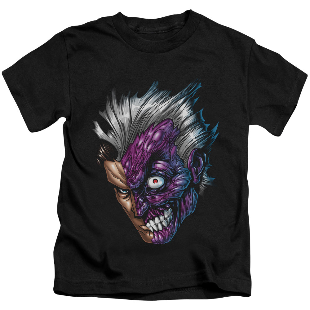 BATMAN JUST FACE - S/S JUVENILE 18/1 - BLACK - T-Shirt