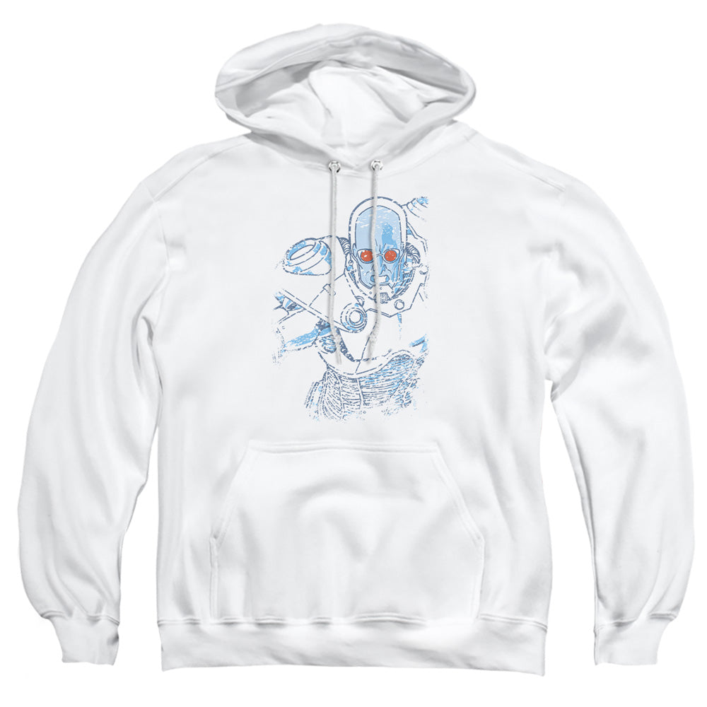Batman - Snowblind Freeze - Adult Pull-over Hoodie - White