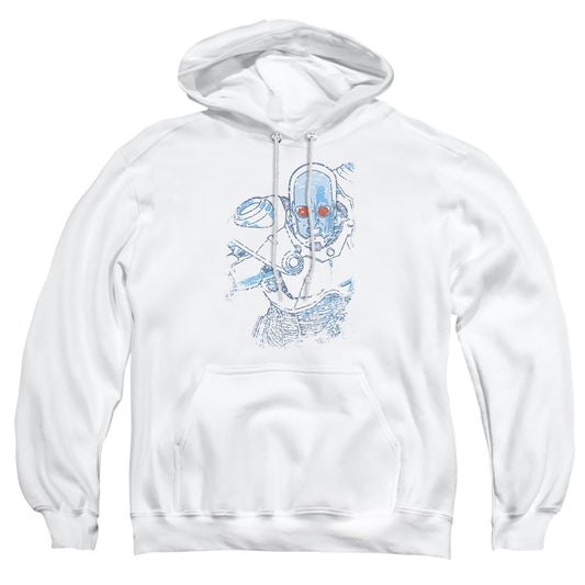 Batman - Snowblind Freeze - Adult Pull-over Hoodie - White