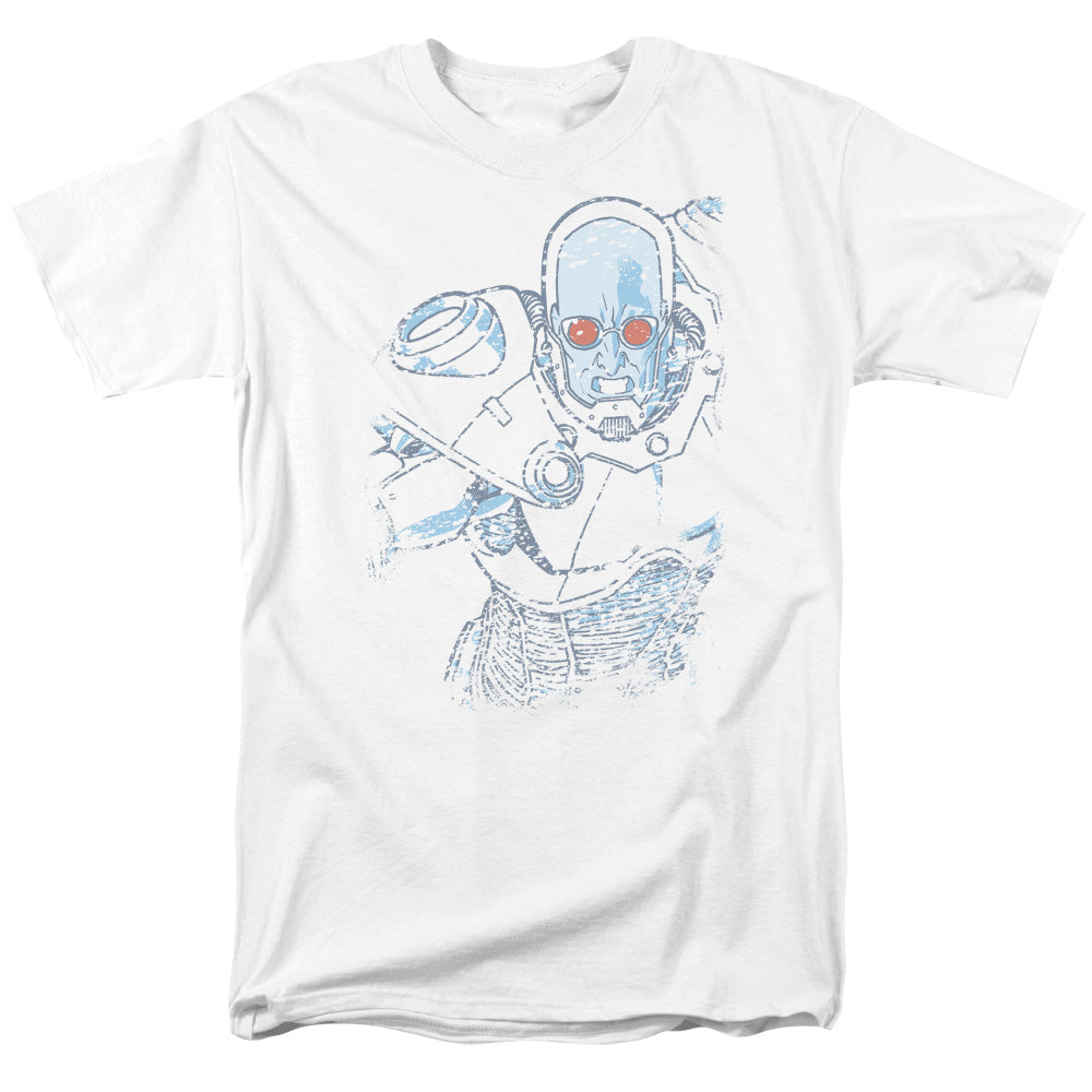 Batman - Snowblind Freeze - Short Sleeve Adult 18/1 - White T-shirt