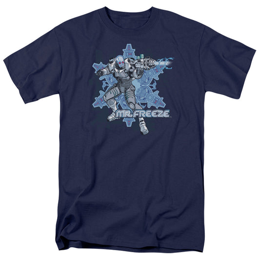 Batman - Mr Freeze - Short Sleeve Adult 18/1 - Navy T-shirt