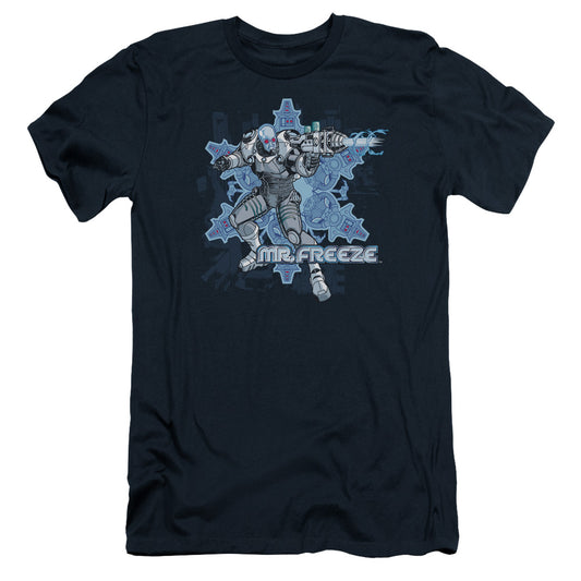 Batman - Mr Freeze - Short Sleeve Adult 30/1 - Navy T-shirt