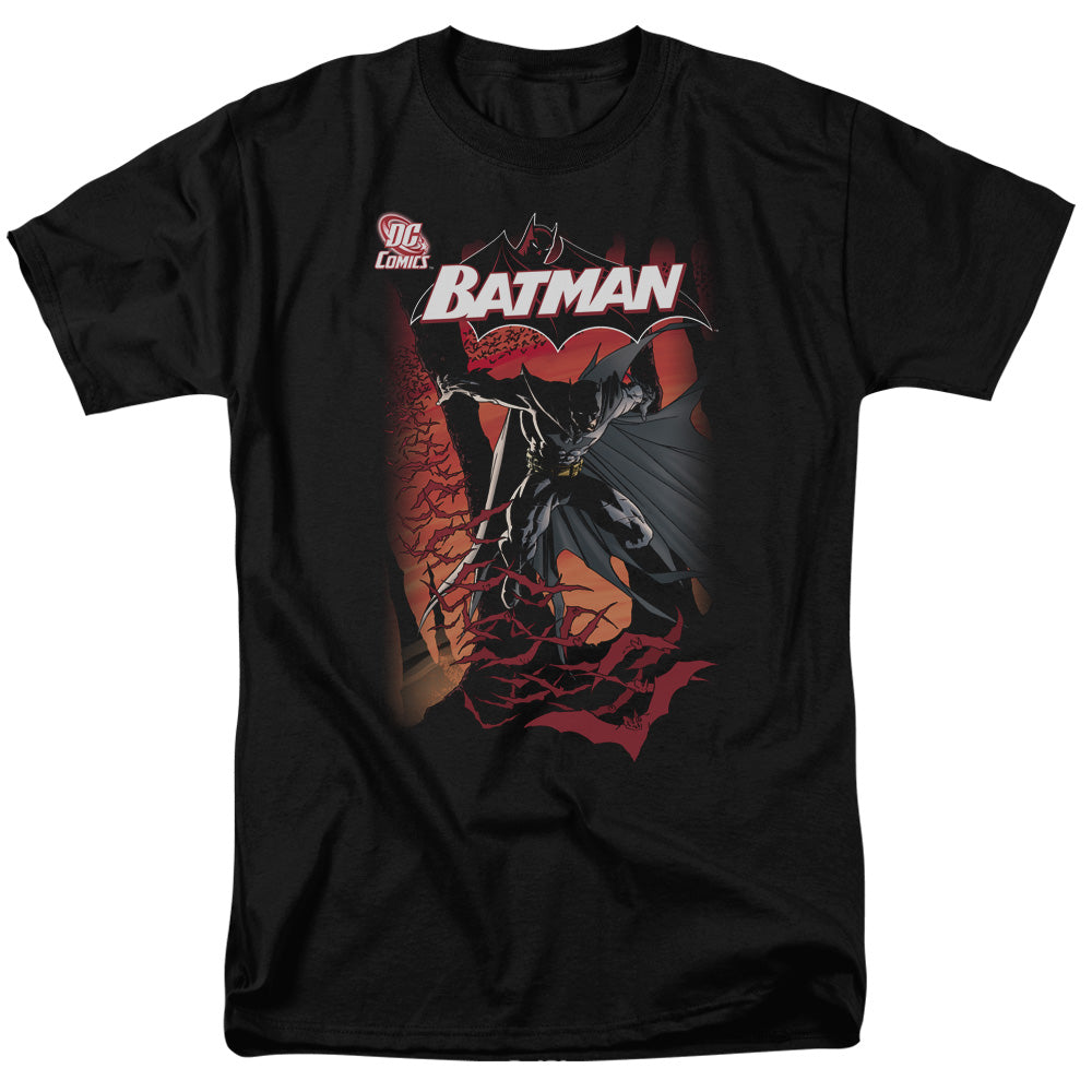 Batman - #655 Cover - Short Sleeve Adult 18/1 - Black T-shirt