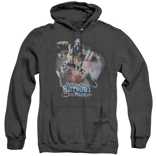 Batman - Batman Mech - Adult Heather Hoodie - Black