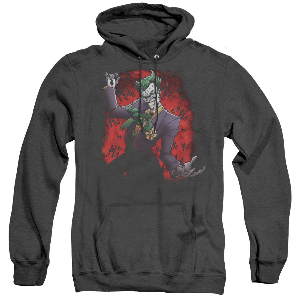 Batman - Jokers Ave - Adult Heather Hoodie - Black