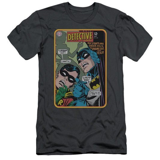 Batman - Detective #380 - Short Sleeve Adult 30/1 - Charcoal T-shirt